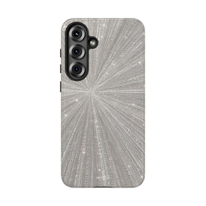 Sparkling Silver Burst Tough Case