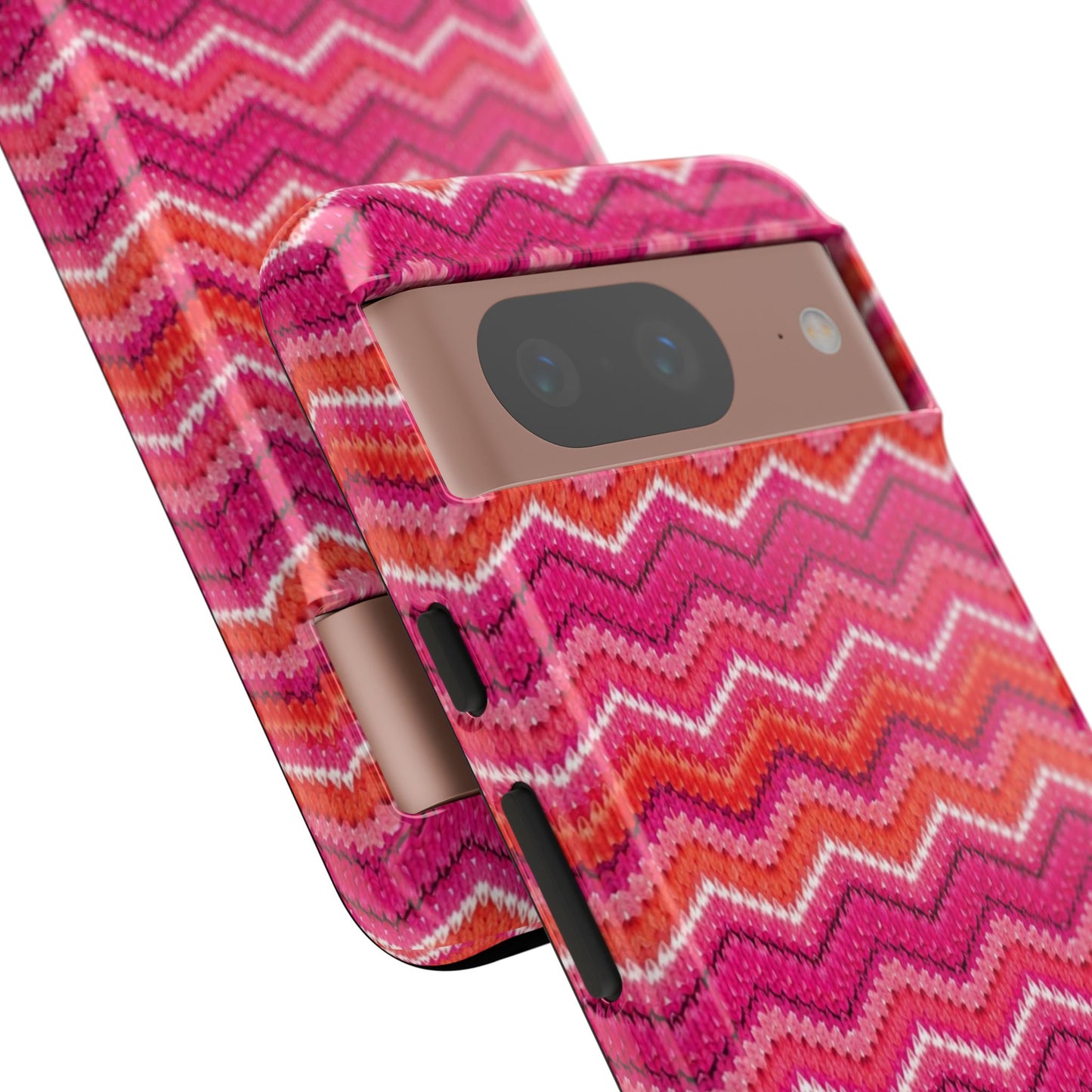 Pink Zigzag Tough Case