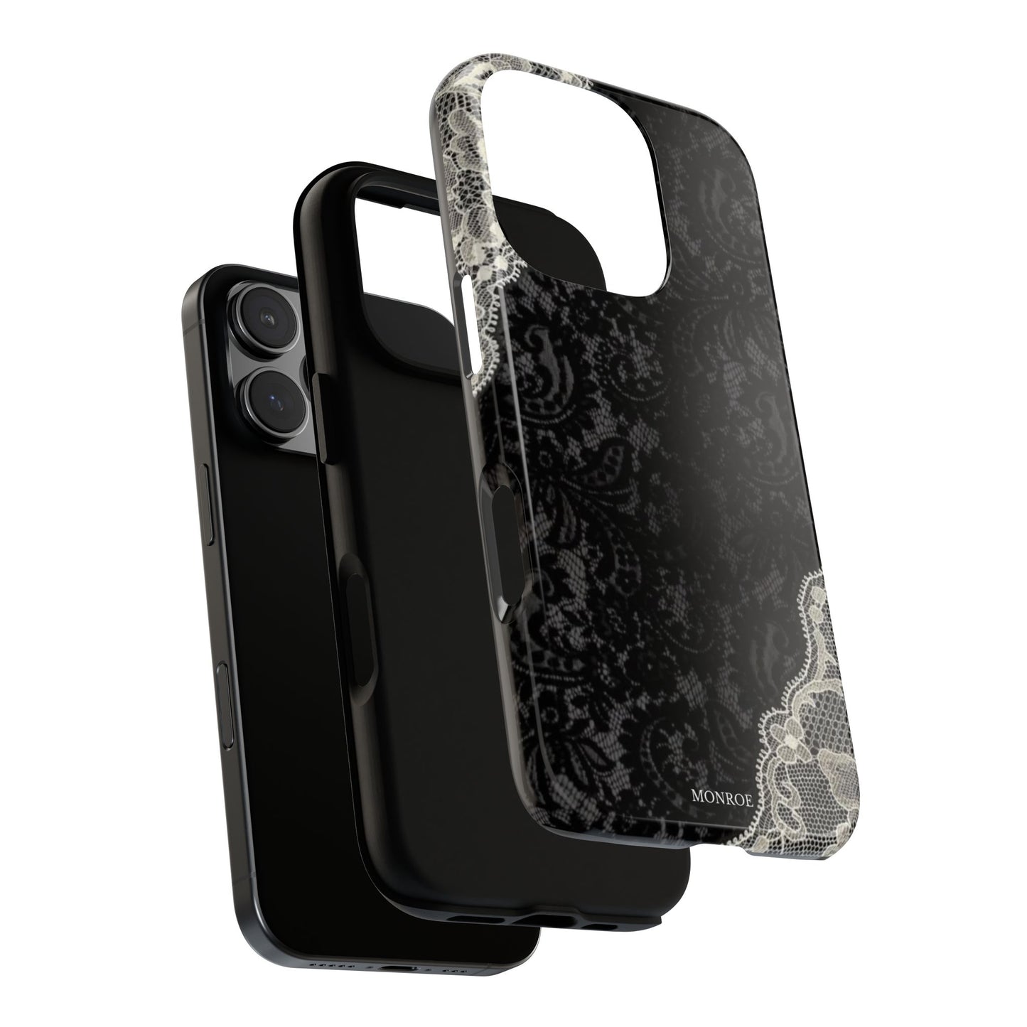 Black & White Edged Tough Case