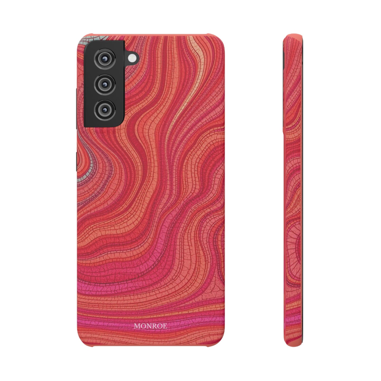 Retro Wavy Red Case