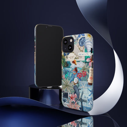 Tropical Beach Collage Tough Case