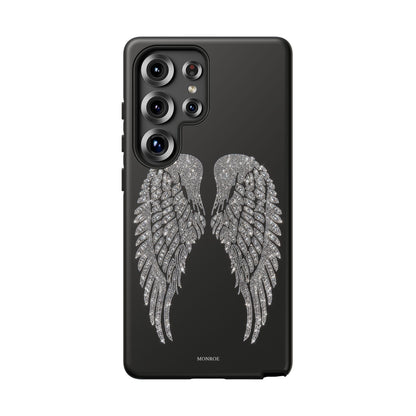 Silver Angel Wings Tough Case