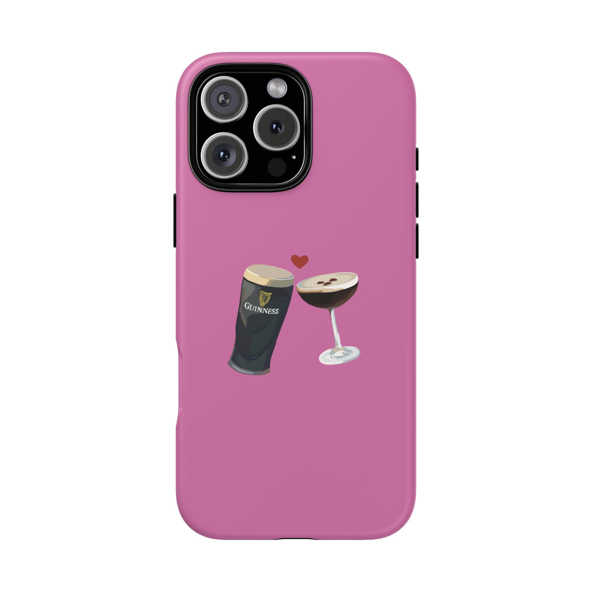 Pint & Wine Glass (Pink) Tough Case