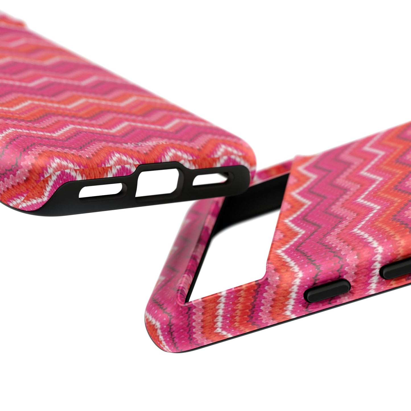 Pink Zigzag Tough Case