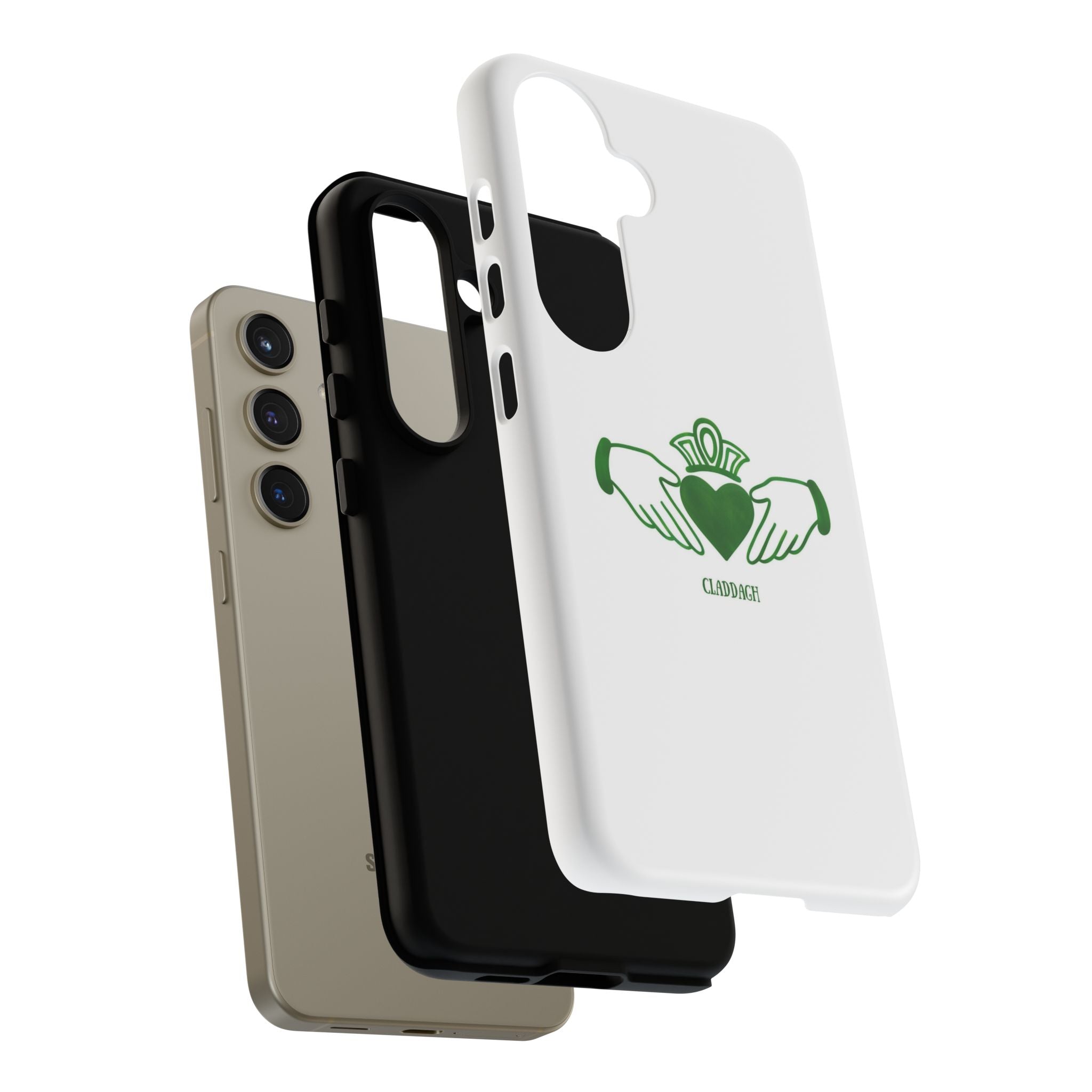 Irish Claddagh Symbol Green Tough Case