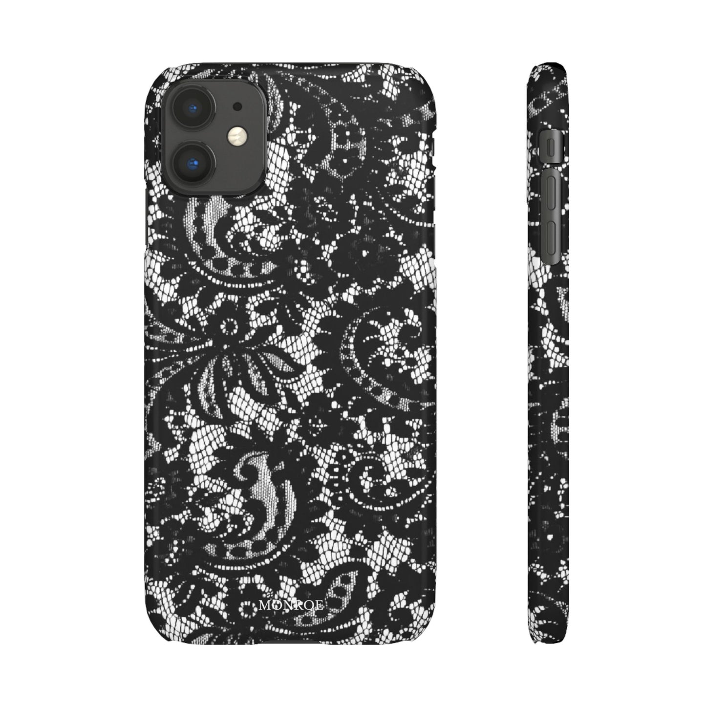 Black Lace Elegant Pattern Case