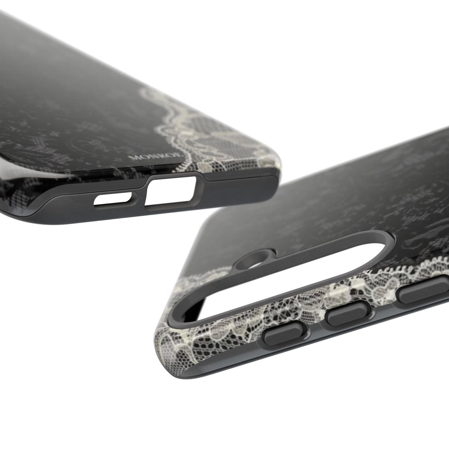 Black & White Edged Tough Case
