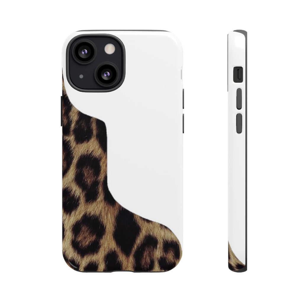 Half Cheetah Print Phone Case