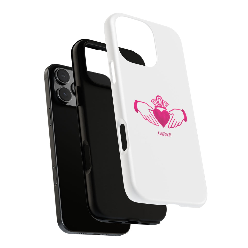 Pink Irish Claddagh Symbol Tough Phone Case