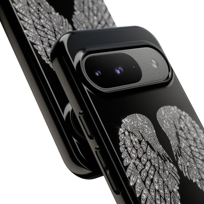 Silver Angel Wings Tough Case