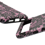 Pink Lace Pattern Tough Phone Case