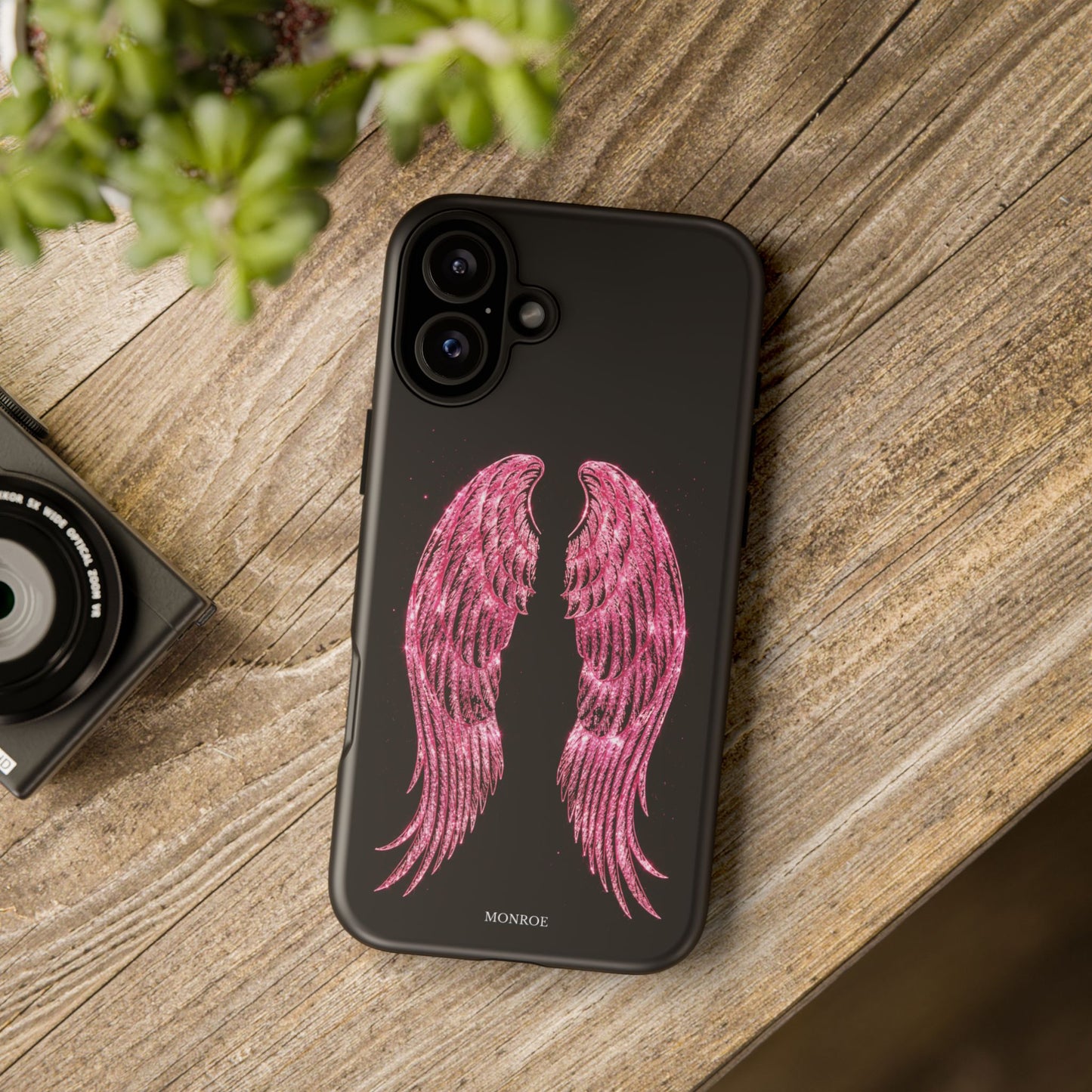 Pink Glitter Angel Tough Case