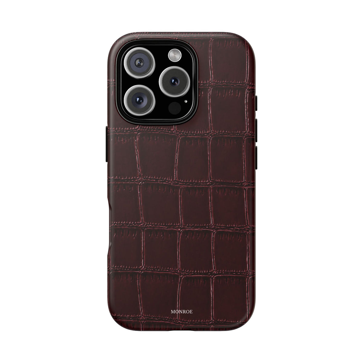 Burgundy Croc Tough Case
