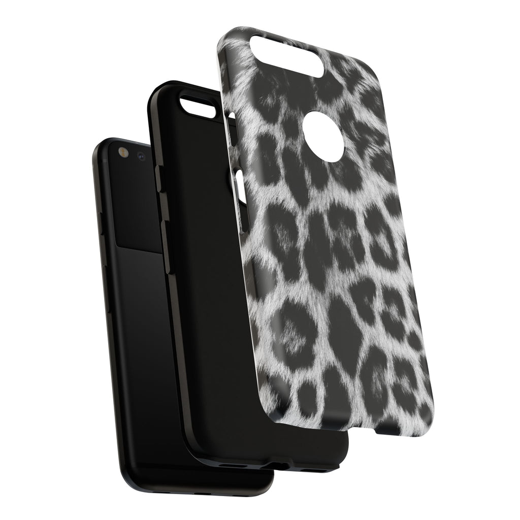 B&W Leopard Phone Case
