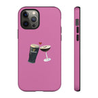 Pint & Wine Glass (Pink) Tough Case