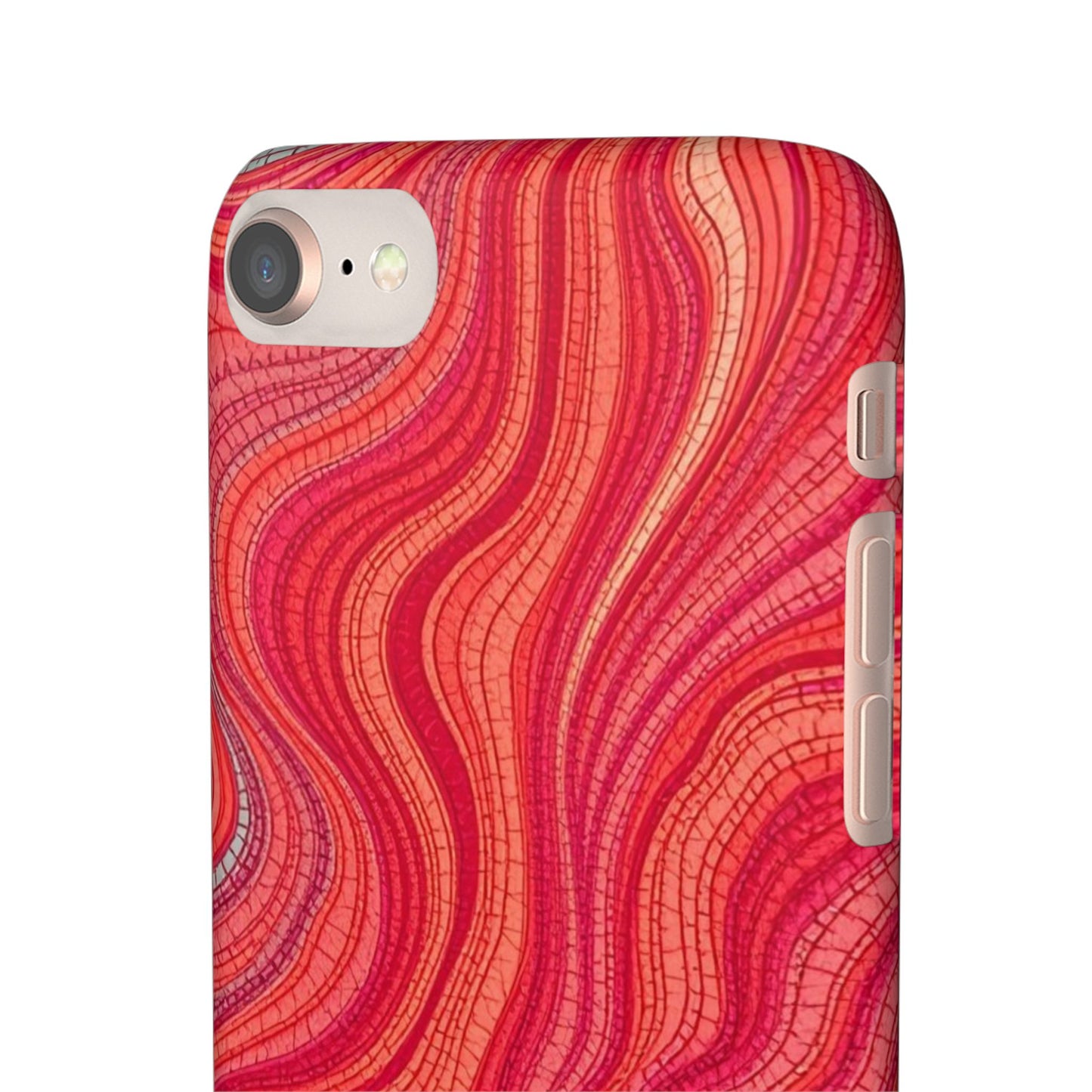 Retro Wavy Red Case