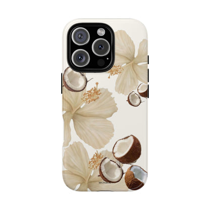 Tropical Coconut Floral Tough Case
