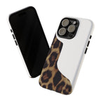 Half Cheetah Print Phone Case