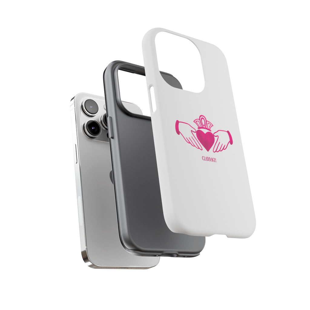 Pink Irish Claddagh Symbol Tough Phone Case