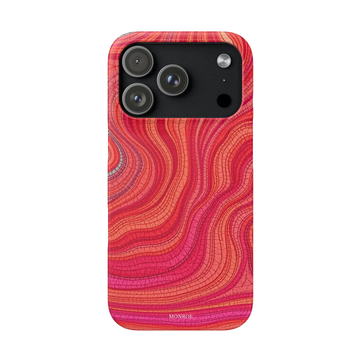 Retro Wavy Red Case
