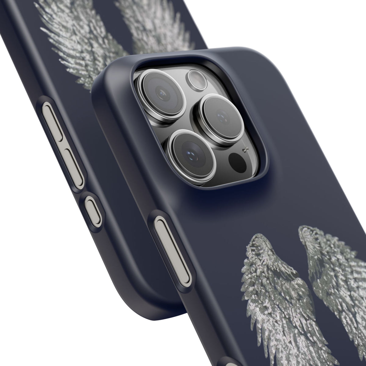 Navy Angel Wings Case
