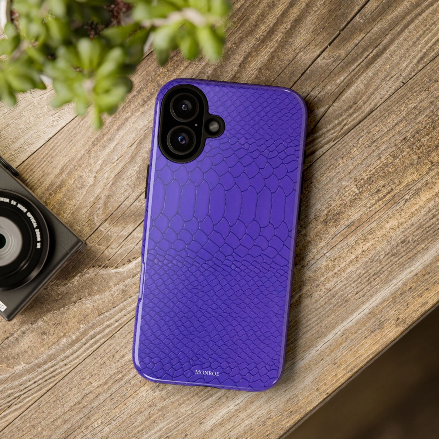 Dark Purple Snake Tough Case