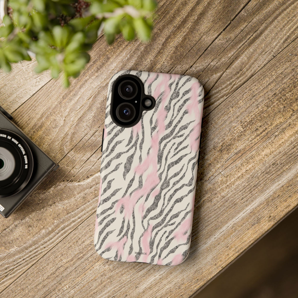 Light Pink Zebra Tough Case