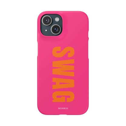 Bold Pink "SWAG" Case