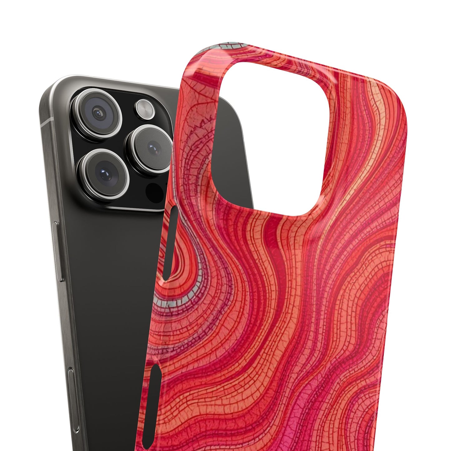 Retro Wavy Red Case
