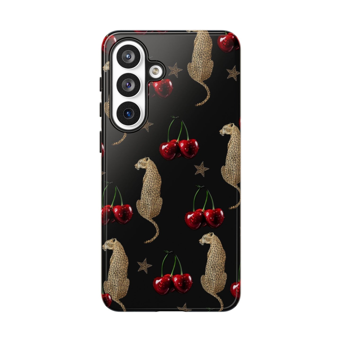 Leopard & Cherry Tough Case