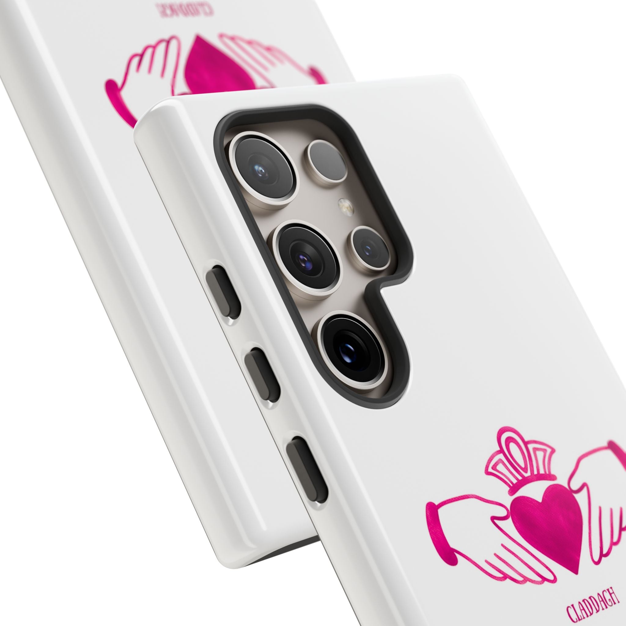 Pink Irish Claddagh Symbol Tough Phone Case