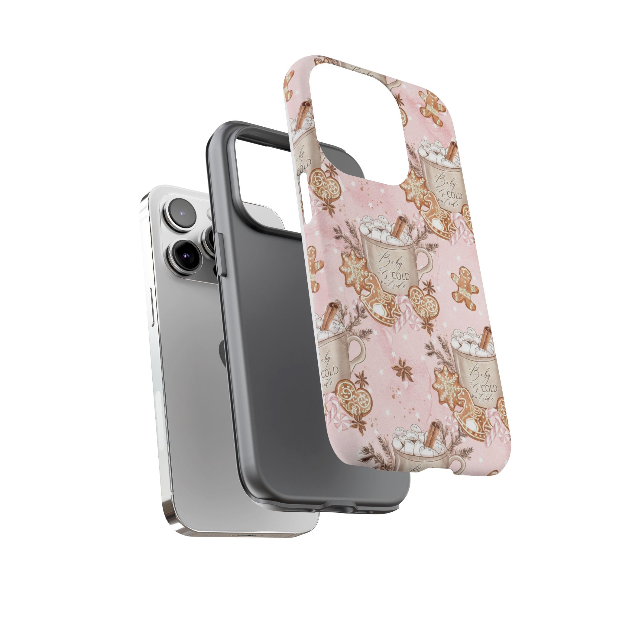 Pink Christmas Phone Case