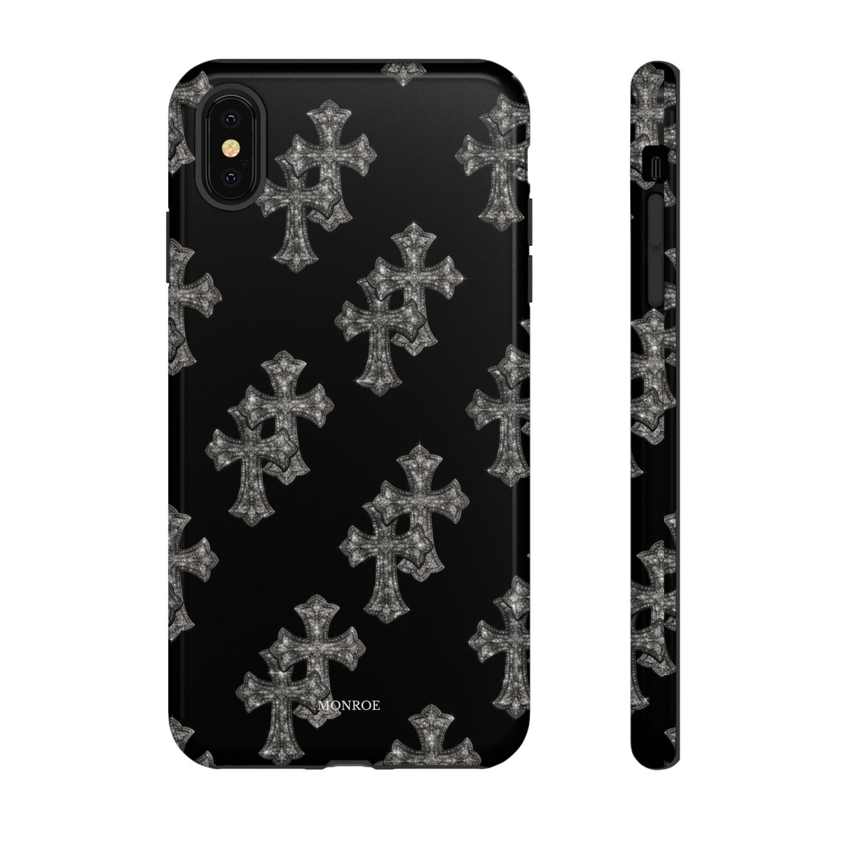 Black Crystal Cross Tough Case