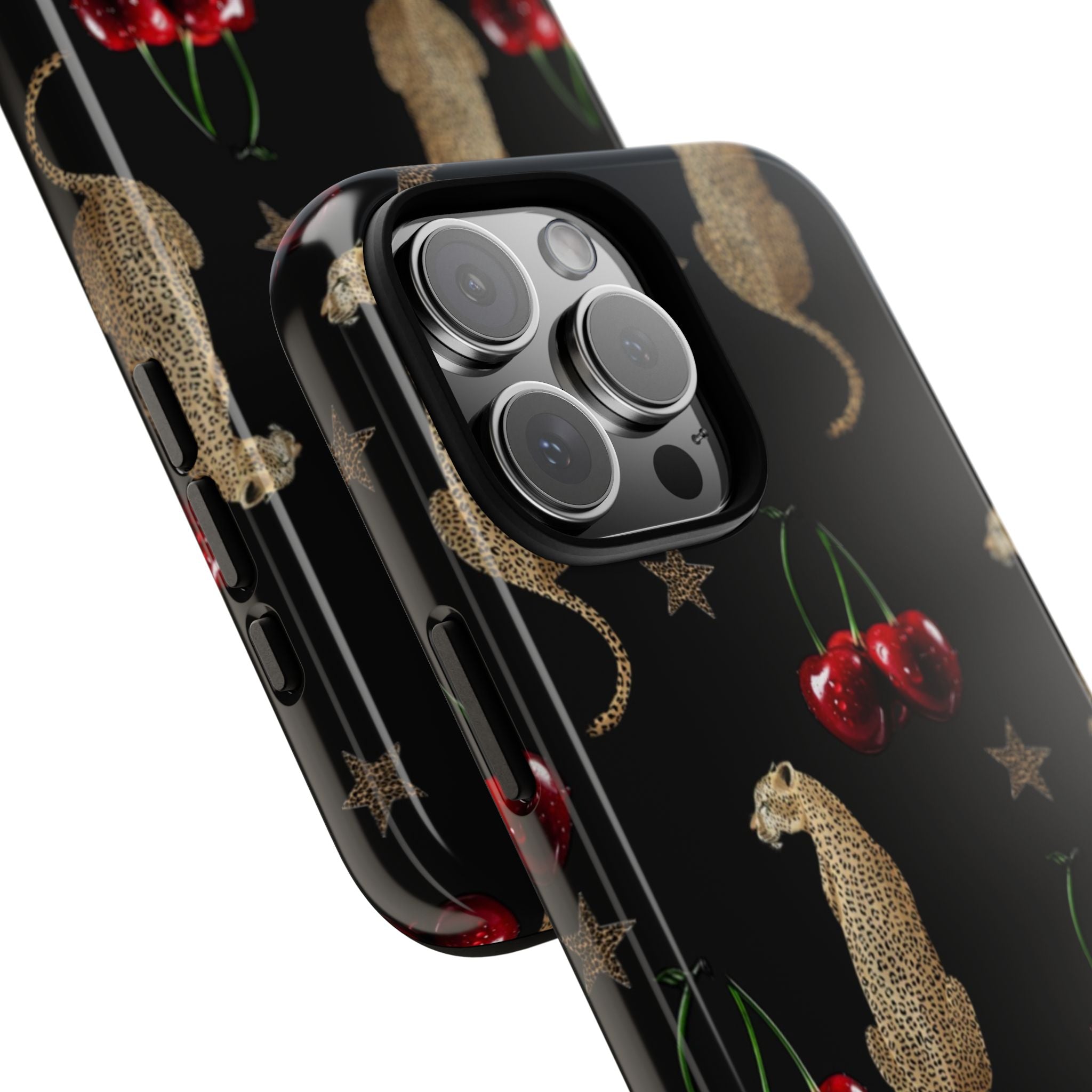 Leopards & Cherries Phone Case