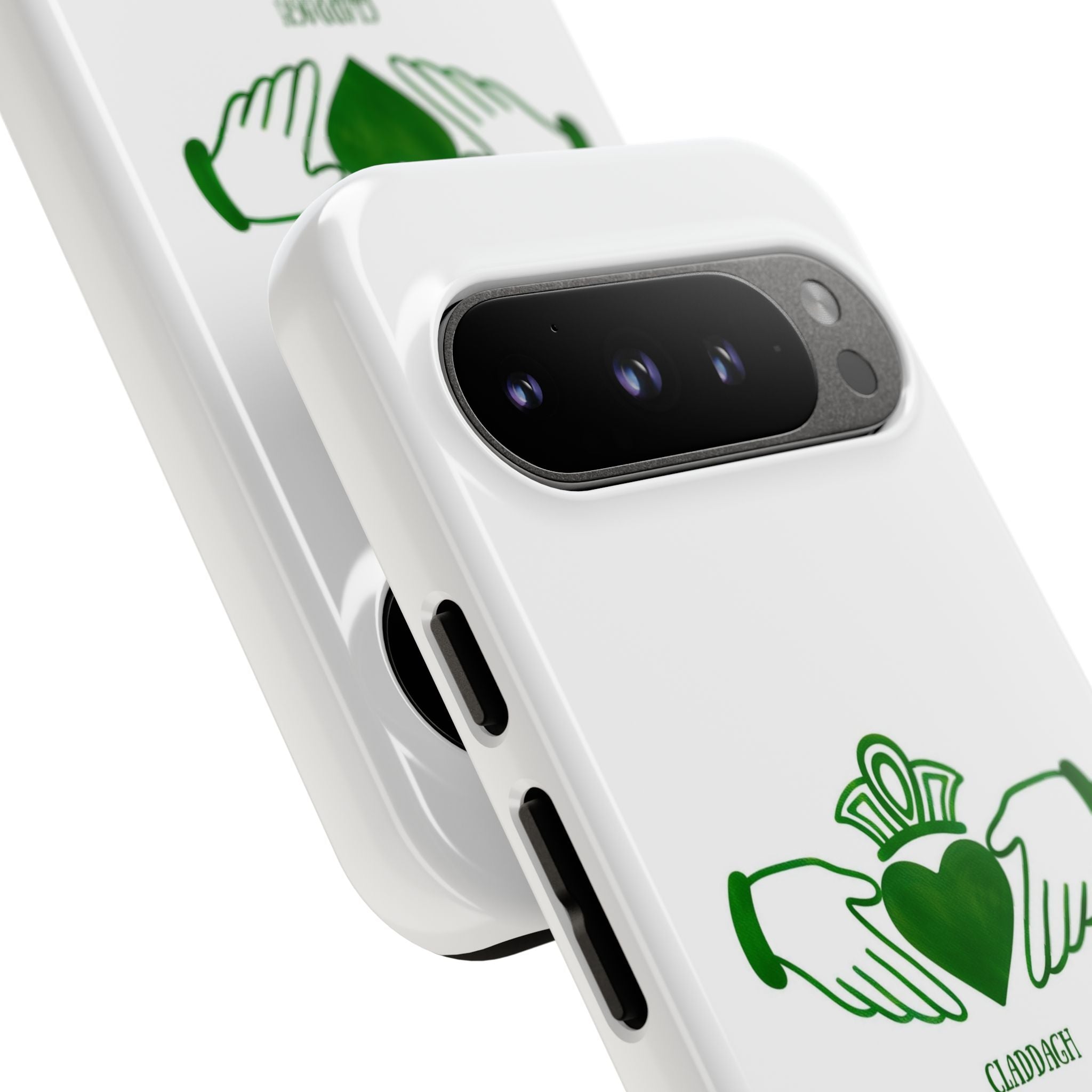 Irish Claddagh Symbol Green Tough Case