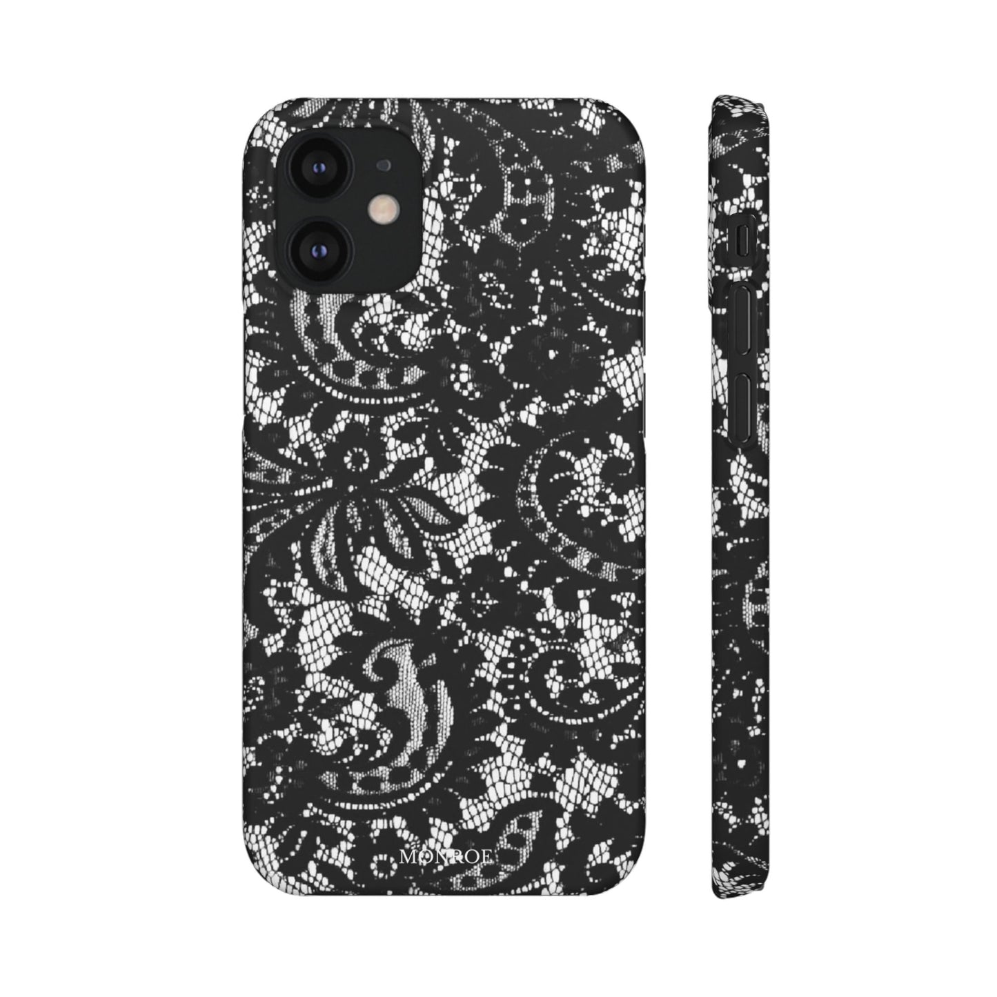 Black Lace Elegant Pattern Case