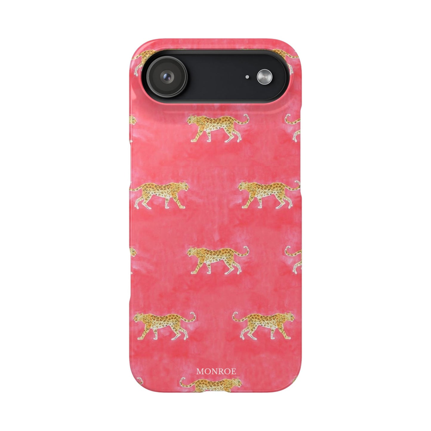 Pink Watercolor Leopard Case