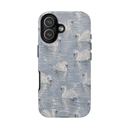 Swan Pattern Tough Case