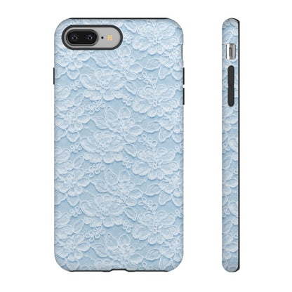 Glacier Blue Lace Tough Case