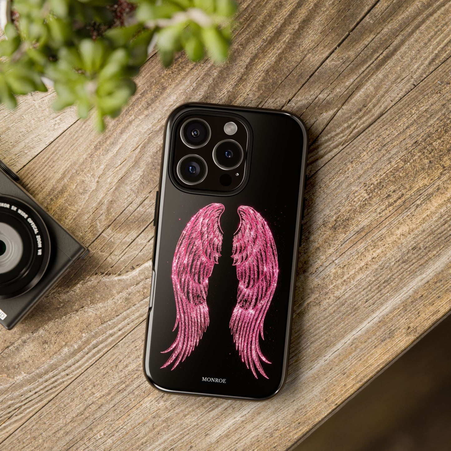 Pink Glitter Angel Tough Case