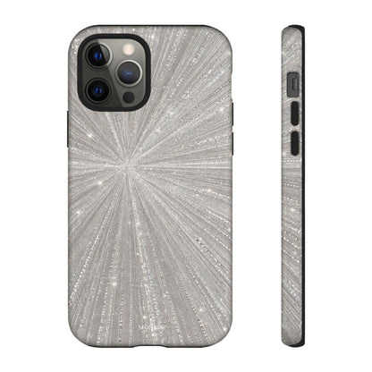 Sparkling Silver Burst Tough Case