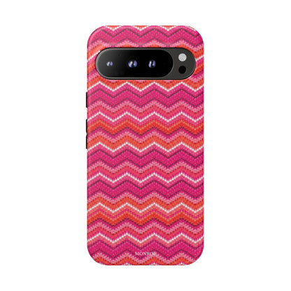 Pink Zigzag Tough Case