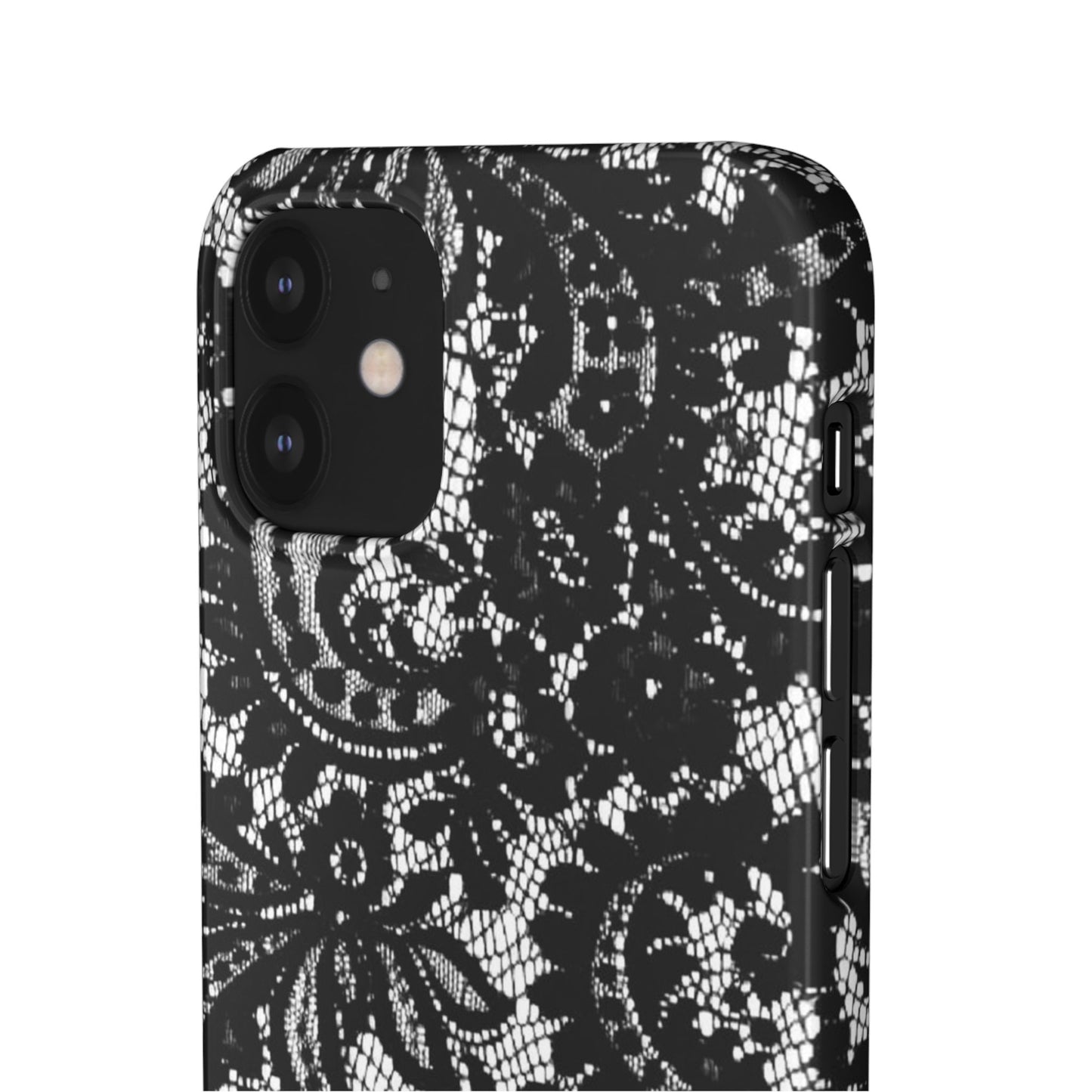 Black Lace Elegant Pattern Case