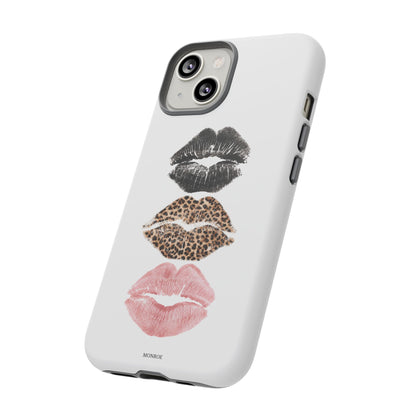 Leopard Glam Lip Tough Case
