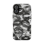 Black and Kiss Design Phone Case