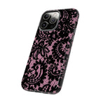 Pink Lace Pattern Tough Phone Case