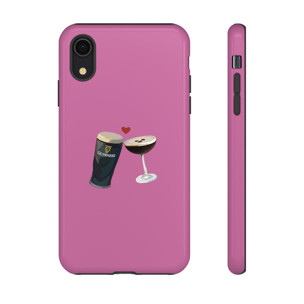 Pint & Wine Glass (Pink) Tough Case