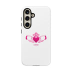 Pink Irish Claddagh Symbol Tough Phone Case