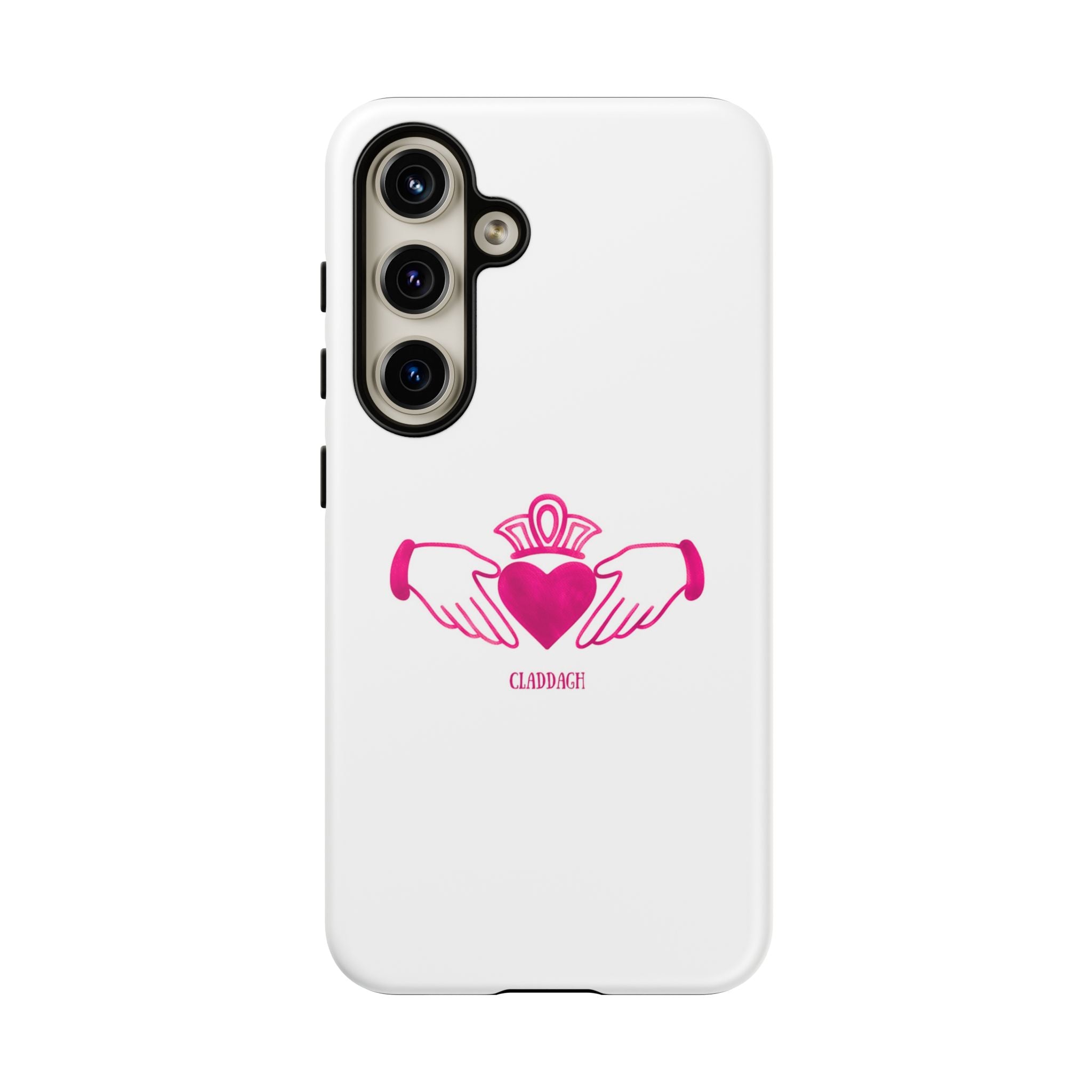 Pink Irish Claddagh Symbol Tough Phone Case