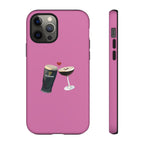 Pint & Wine Glass (Pink) Tough Case